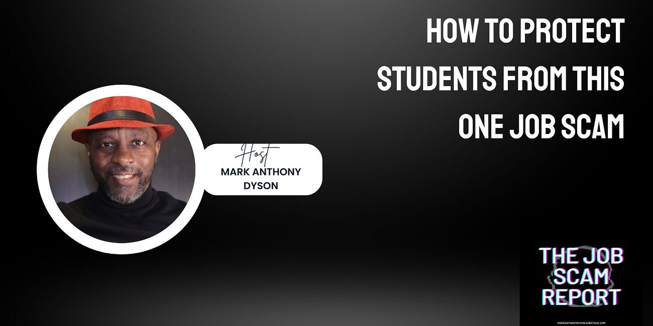 How to Protect Students From This One Job Scam