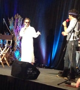 Someone had a late night at karaoke...