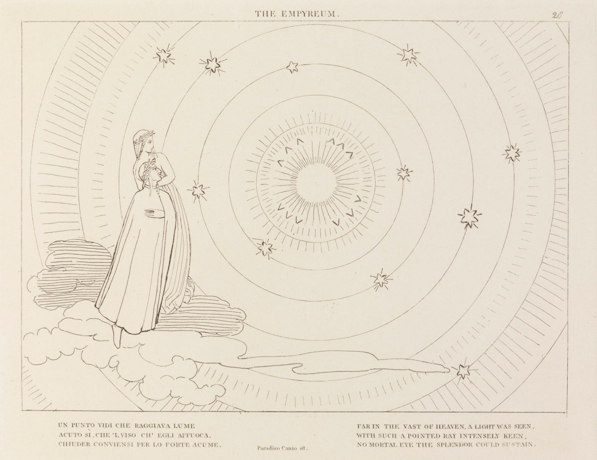 John Flaxman RA, 'The Empyreum' (from The Divine Comedy, Paradise)