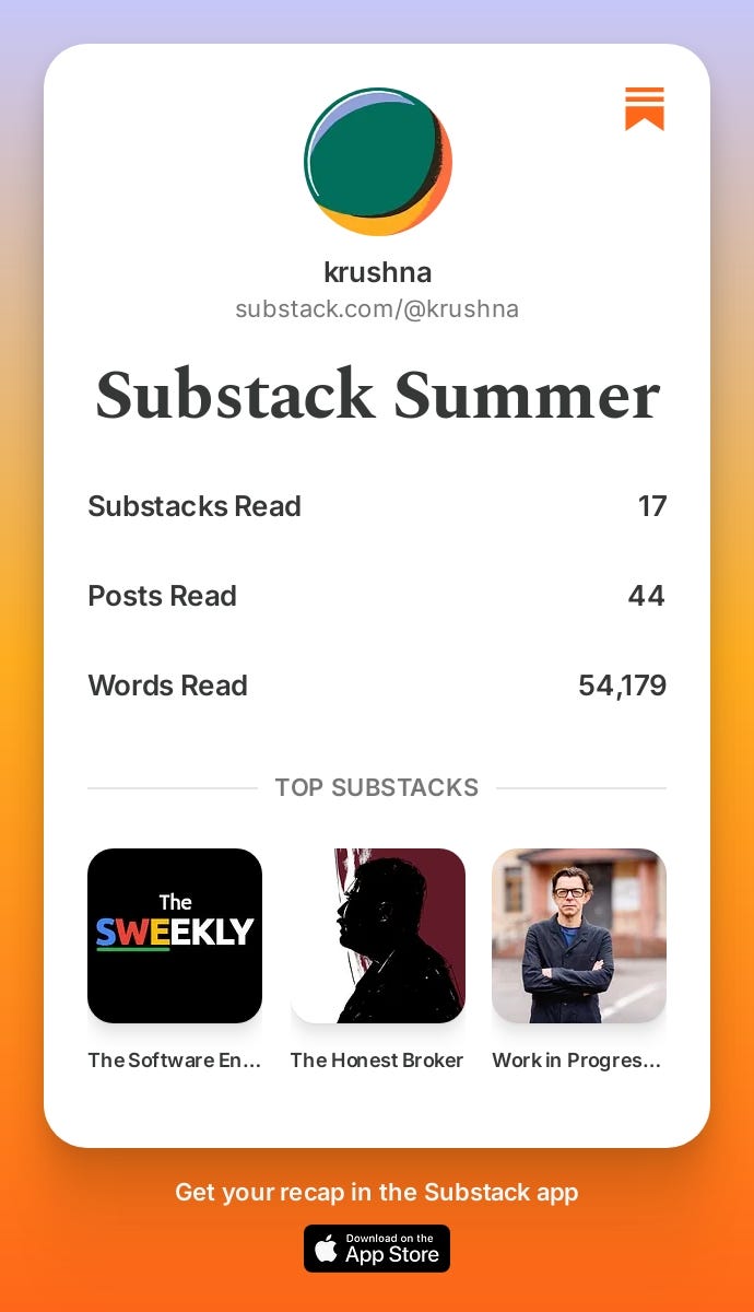 Substack Summer