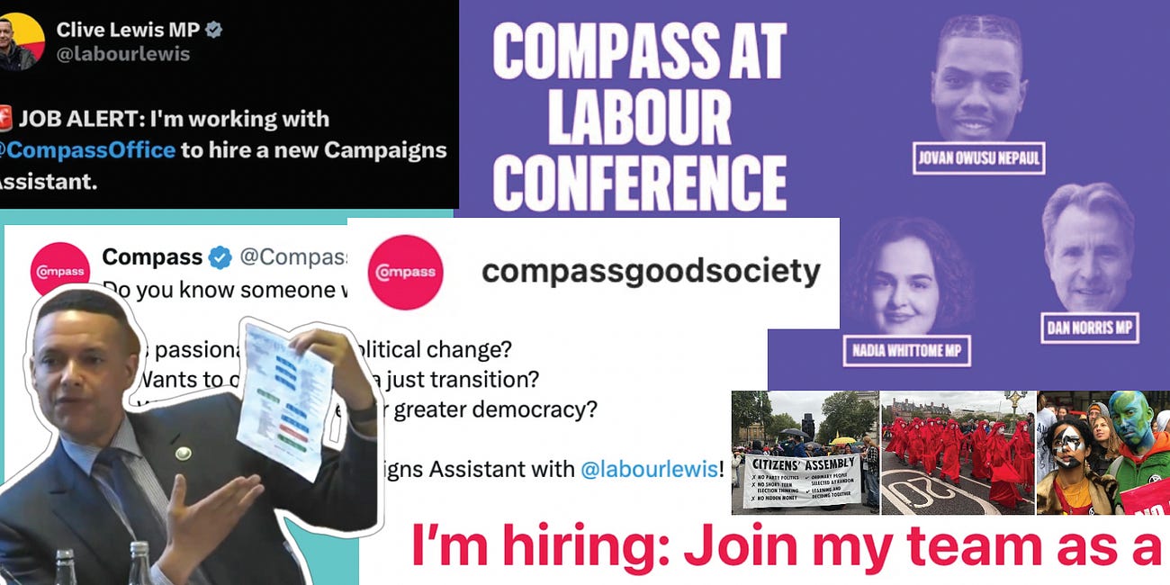 Work with Clive Lewis MP - and Compass, the left-wing campaign group you've never heard of