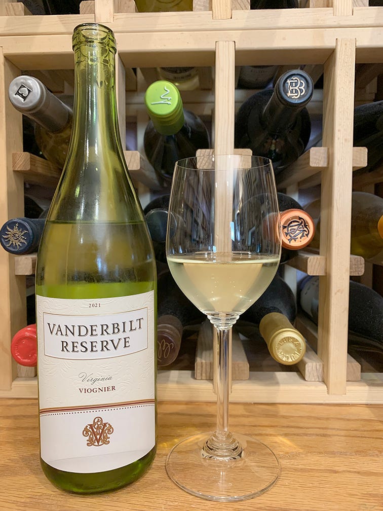 Biltmore Estate Vanderbilt Reserve Viognier, Virginia 2021