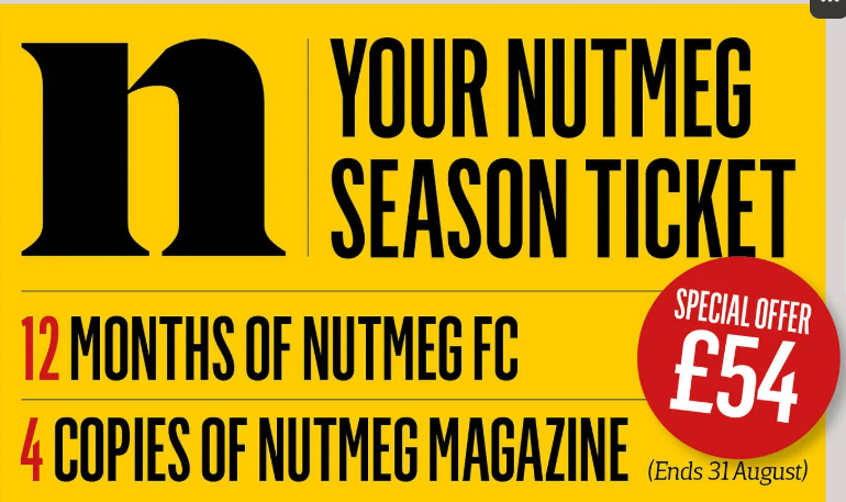 🚨 FINAL WEEKEND to claim your Nutmeg Season Ticket 🚨