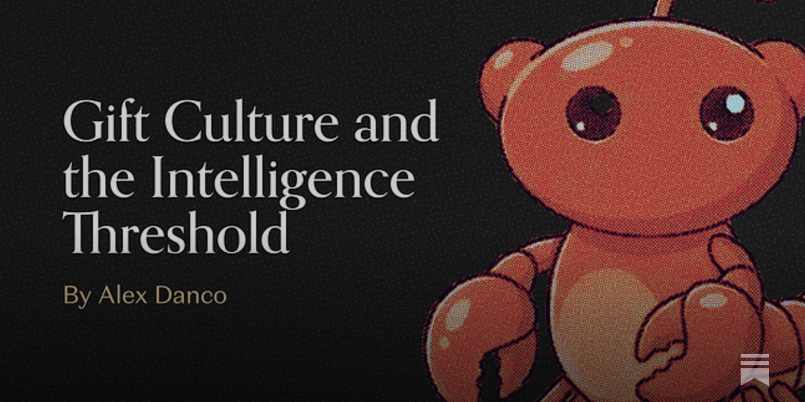 Gift Culture and the Intelligence Threshold