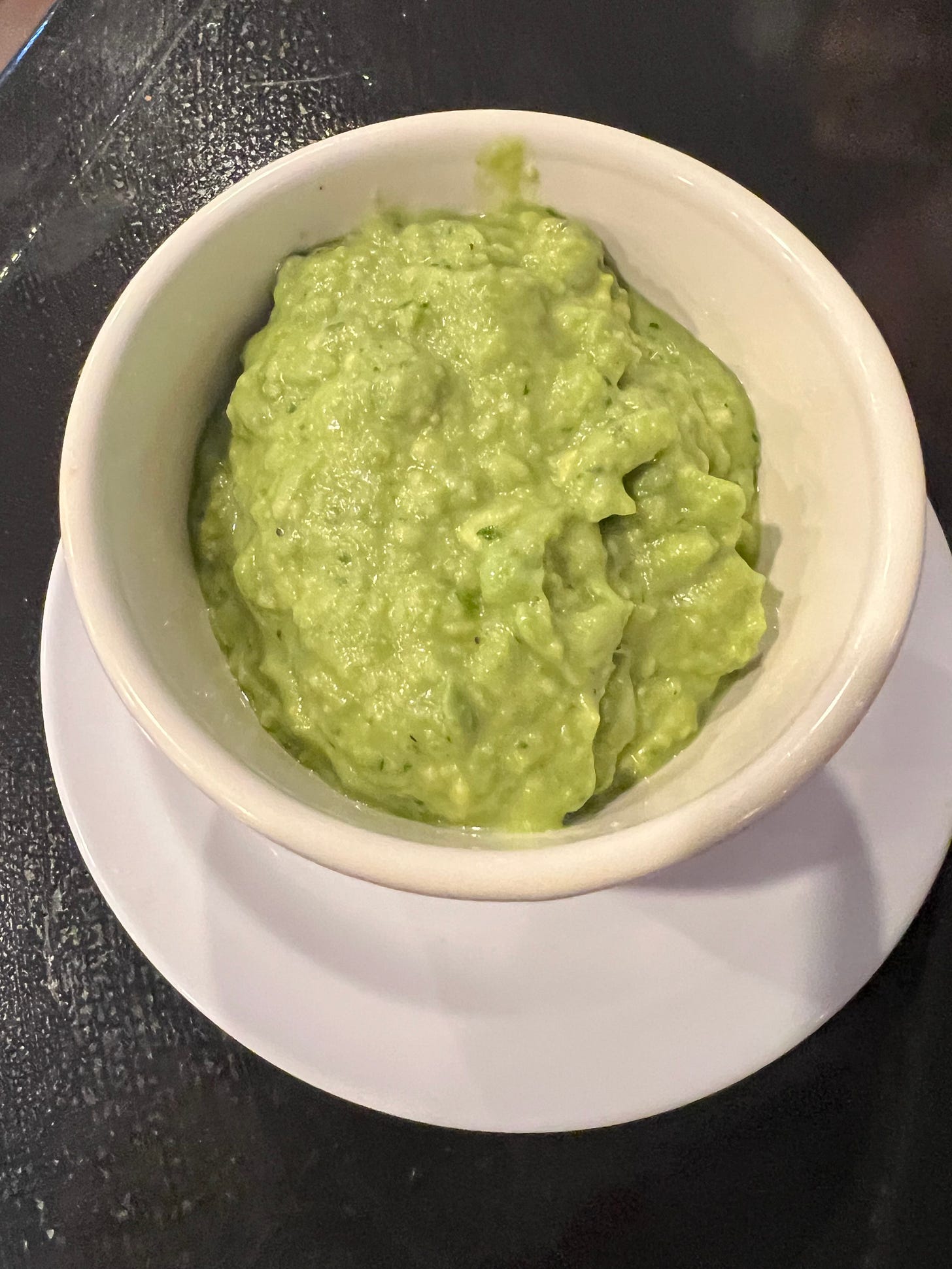 Bowl of guacamole