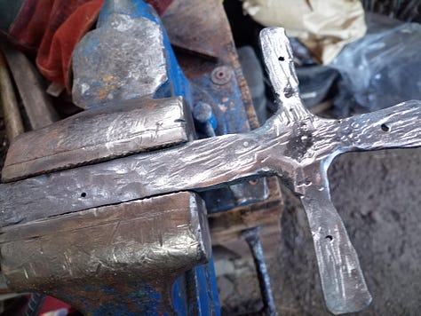 pictures of the finishing of the cross