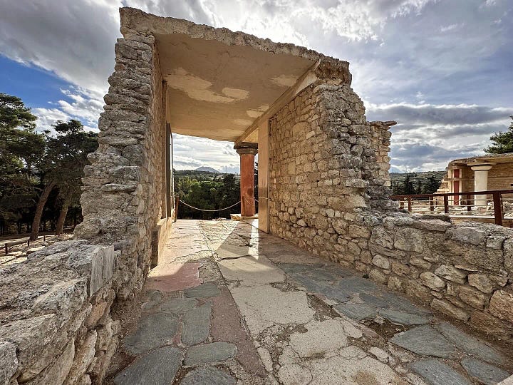 Photos of the Minoan Palace at Knossos