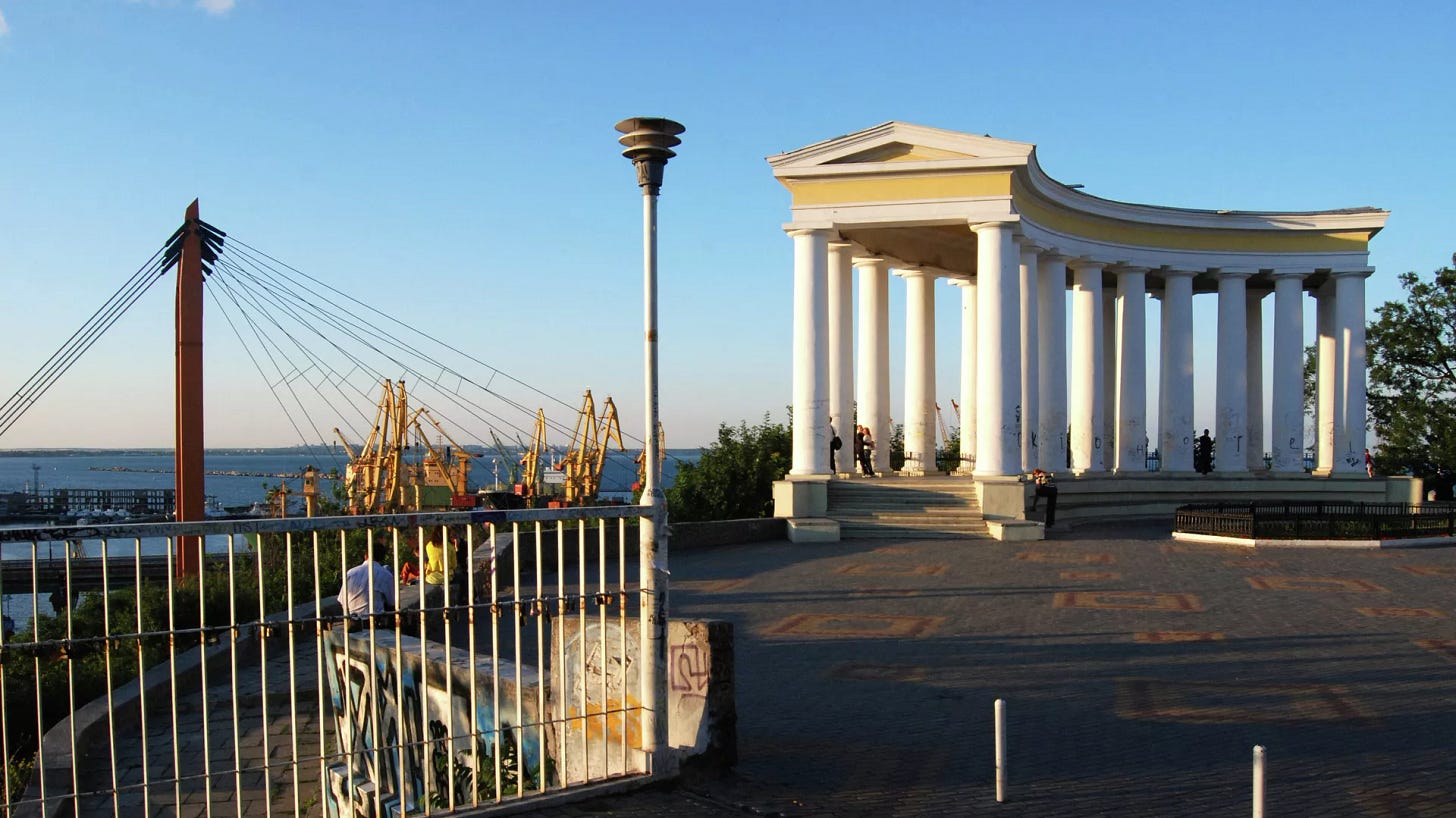 Colonnade on Primorsky Boulevard in Odessa - RIA Novosti, 1920, 04/20/2022