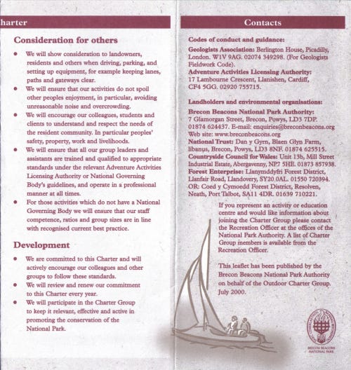 BBNP Outdoor Charter Part 2 BBNP Outdoor Charter Part 2