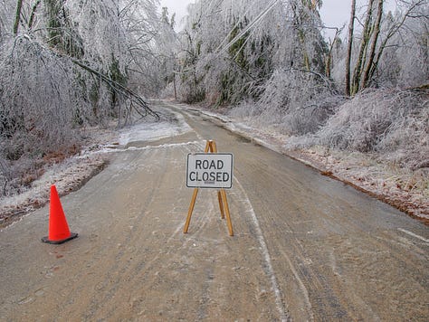 Ice damage in 2008