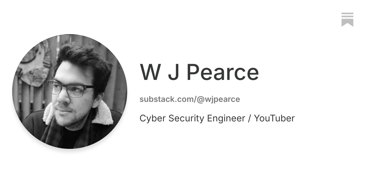 W J Pearce | Substack