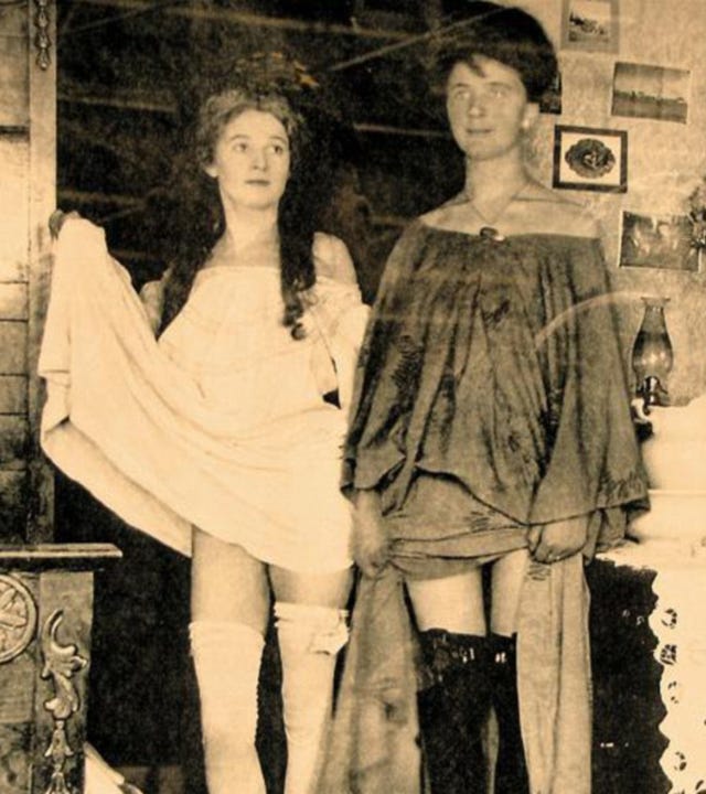 Photo of prostitutes, 19th century. Photo of prostitutes, 19th century.