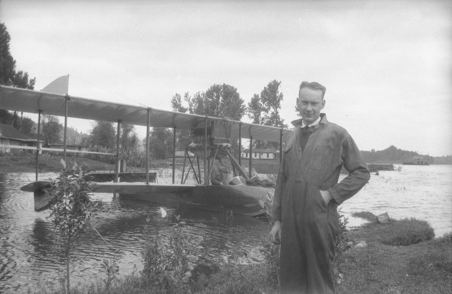 Russell Merrill, early Anchorage, Alaska aviator.