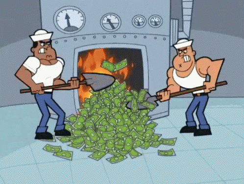Money Burning GIF - Money Burning Engine - Discover & Share GIFs
