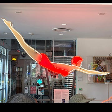 signs from the Museum of Neon Art in Glendale