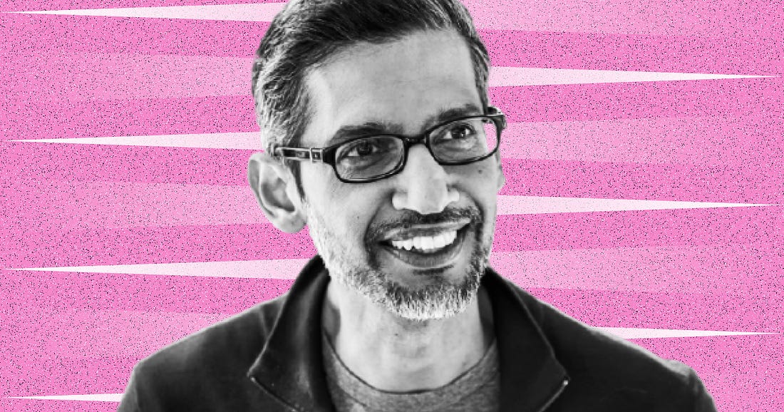 CEO of Google, Sundar Pichai / Getty Images, The Signal Newsletter