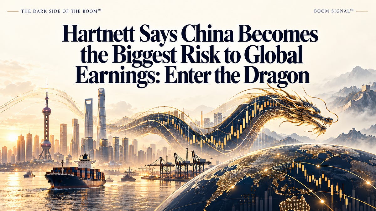 Hartnett Says China Becomes the Biggest Risk to Global Earnings: Enter the Dragon