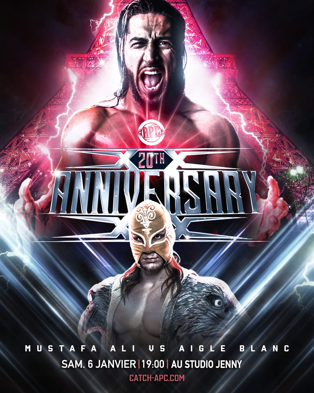 APC 20th Anniversary Promo Graphic with Ali and Blanc