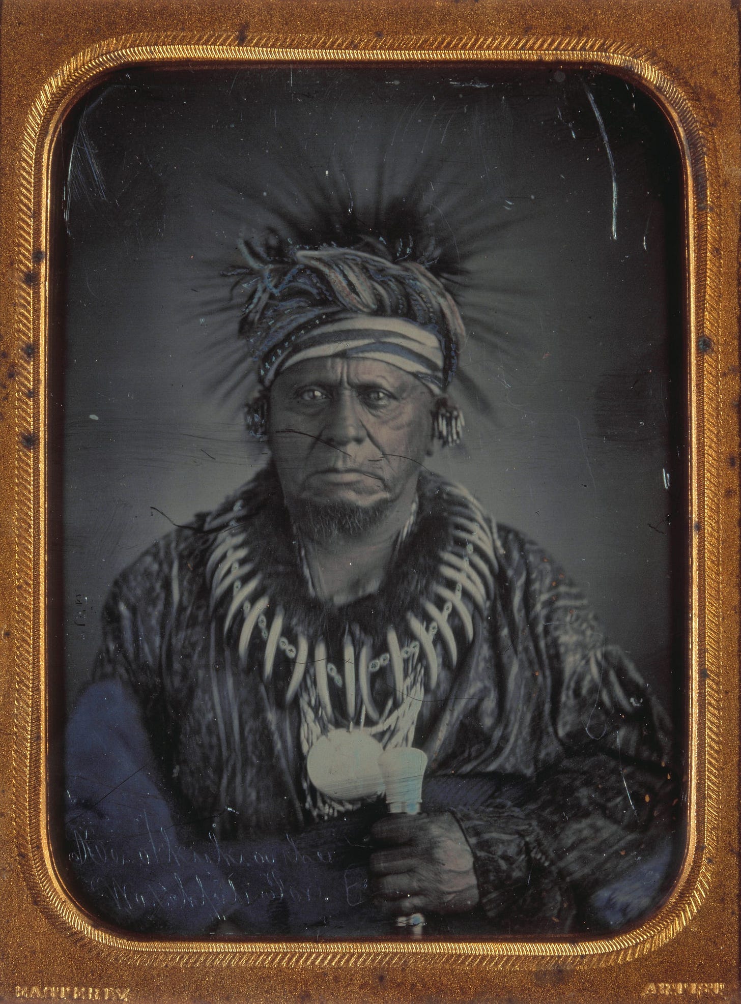 Keokuk, Sauk Leader and Black Hawk rival; portrait by Thomas M. Easterly, Public domain, via Wikimedia Commons Keokuk, Sauk Leader and Black Hawk rival; portrait by Thomas M. Easterly, Public domain, via Wikimedia Commons