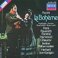 Giacomo Puccini, Elizabeth Harwood, Nicolai Ghiaurov, Rolando Panerai,  Giacomo Puccini, Herbert Von Karajan - Puccini - La Bohème / Freni,  Pavarotti, Harwood, Berlin Phil., Karajan [Highlights] (1990) Audio CD -  Amazon.com Music