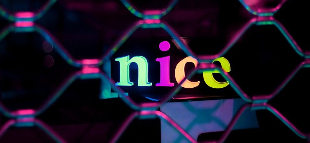 nice neon signage