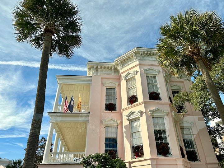 buildings, architecture, palmetto, trees, sky, streets