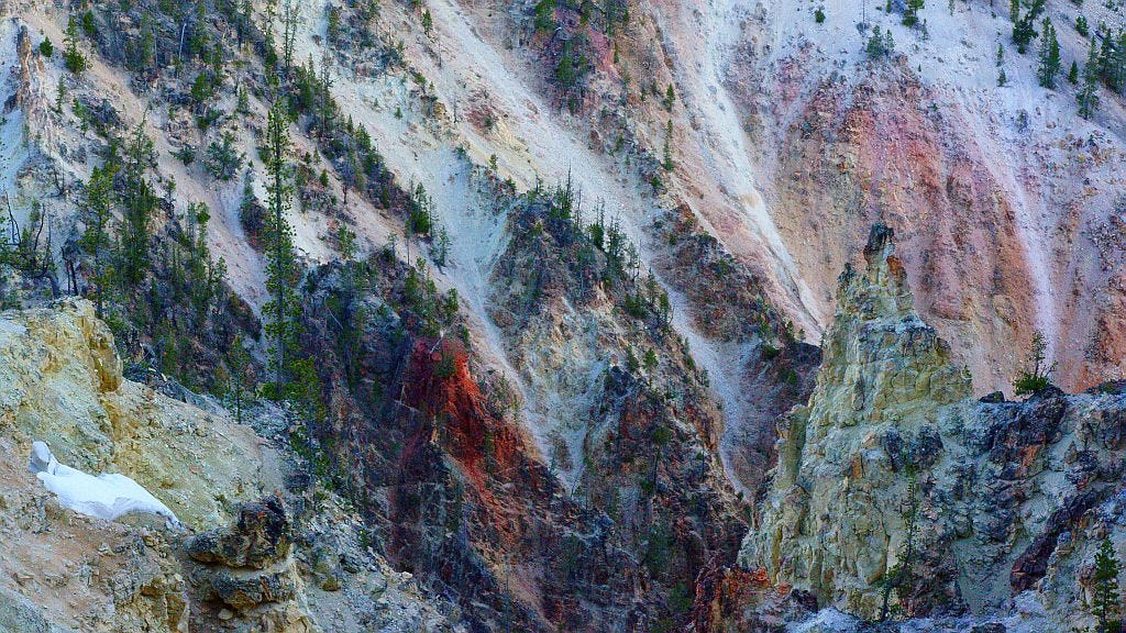 Colors of the Grand Yellowstone Canyon