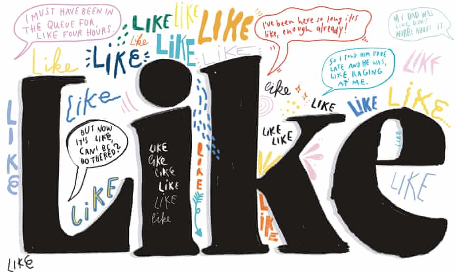 Huge illo of the word like
