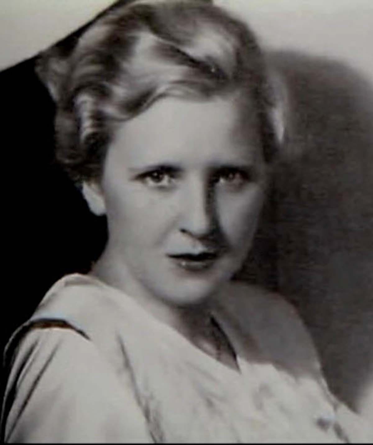 A portrait of a young Eva Braun. The soft focus may have been intended to make her appear older, perhaps to align with Hitler's age. A portrait of a young Eva Braun. The soft focus may have been intended to make her appear older, perhaps to align with Hitler's age.