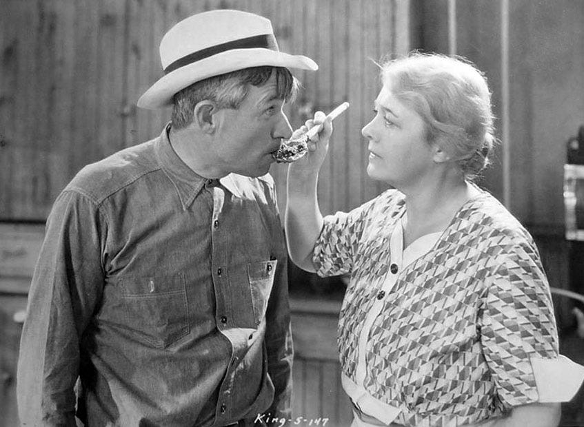 Will Rogers & Louise Dressler in a scene from State Fair