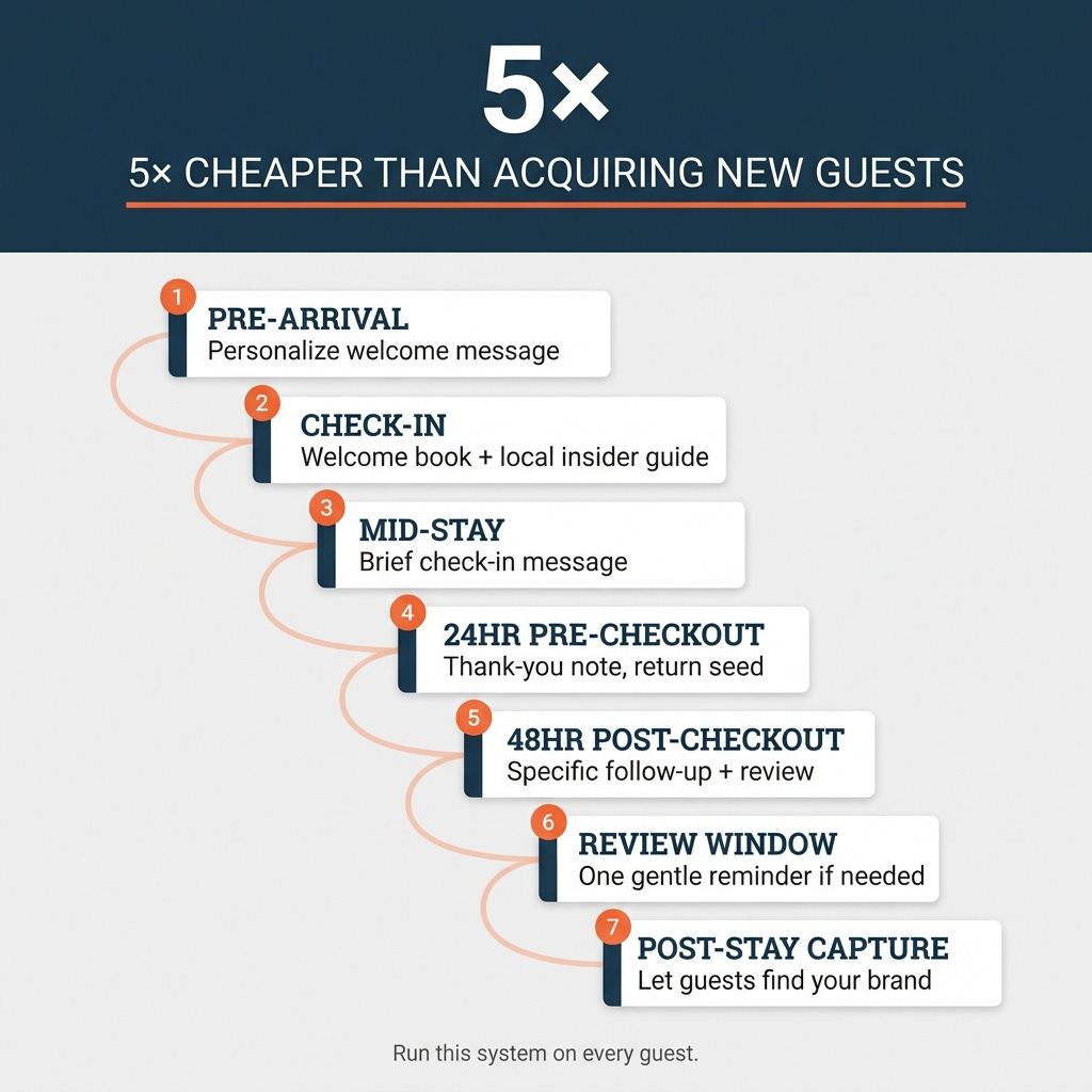 A returning guest's welcome: the booking that comes back on its own A returning guest's welcome: the booking that comes back on its own