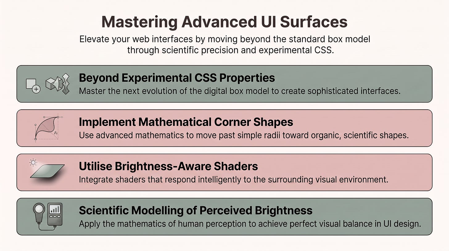 Mastering Advanced UI Surfaces. Elevate your web interfaces by moving beyond the standard box model through scientific precision and experimental CSS.