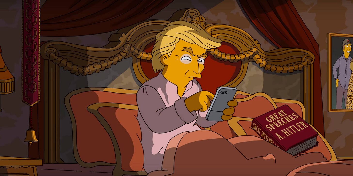 Donald Trump na série Simpsons