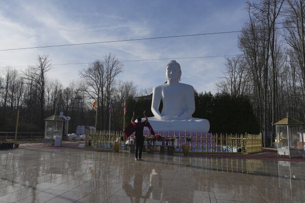 Giant statue of the Buddha in New Jersey becomes interfaith hub and  spiritual home for many | AP News