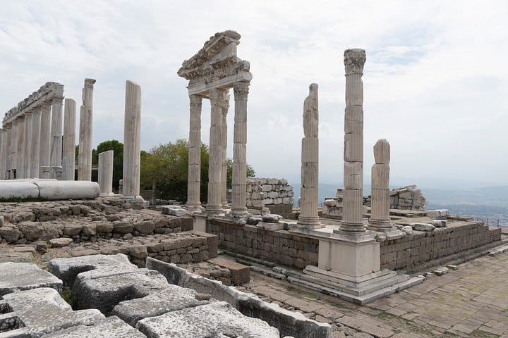 Pergamon temple ruins