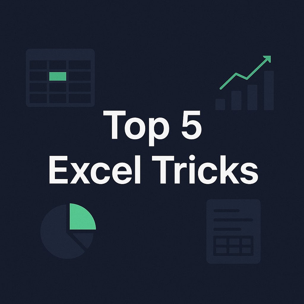 Top 5 Excel Tricks Every Data Analyst Should Know 💡📊