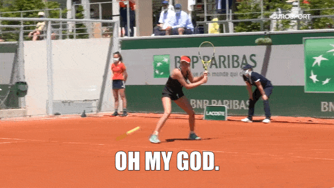 Collins was so shocked at this miss. Collins was so shocked at this miss.