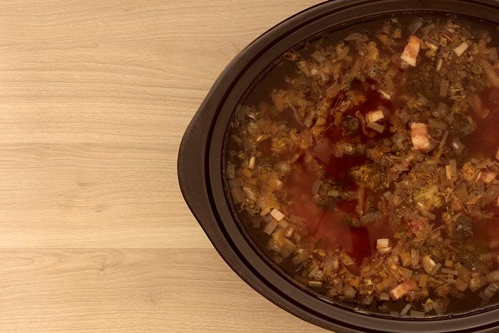 Sopa minestrone. Receta para Crock Pot