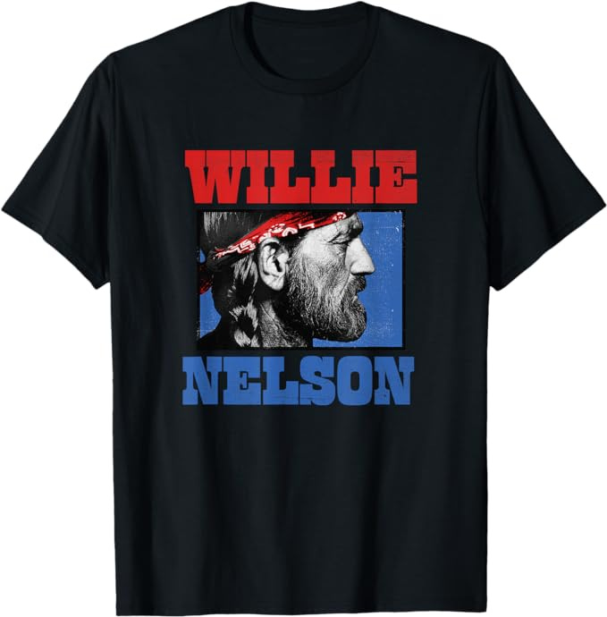 Official Willie Nelson Bandana T-Shirt