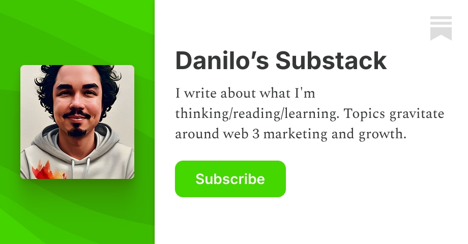 Danilo’s Substack | Substack