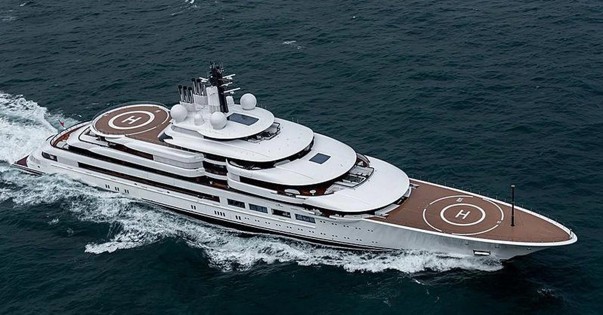 They find in Italy an alleged Putin yacht valued at 700 million dollars
