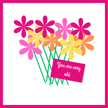 A group of flowers with a sign

AI-generated content may be incorrect.