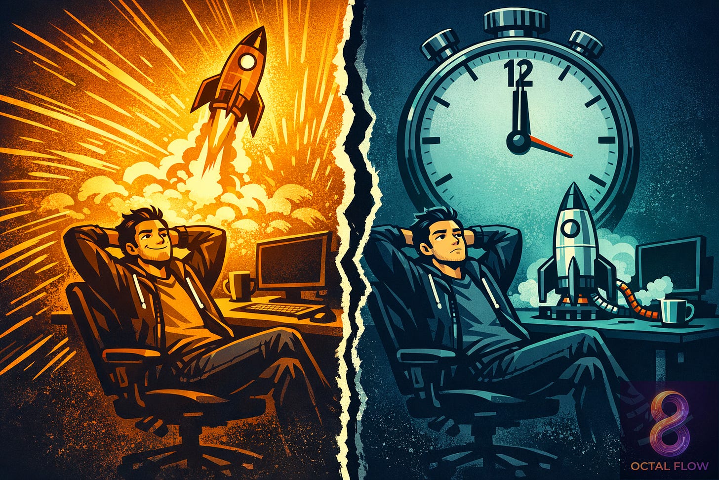 The gap between how fast developers felt they were moving and how fast they actually were \u2014 the METR study's most unsettling finding.