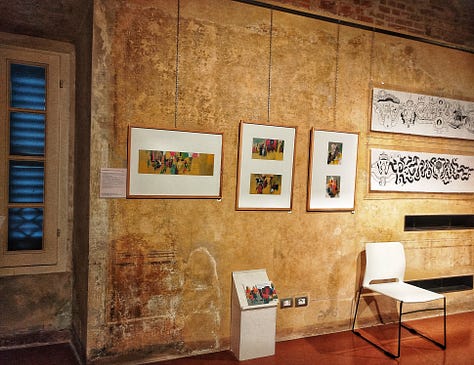 Opere di Jesús Cisneros in esposizione - Tutte le fotografie sono state realizzate da Jessica Paolillo