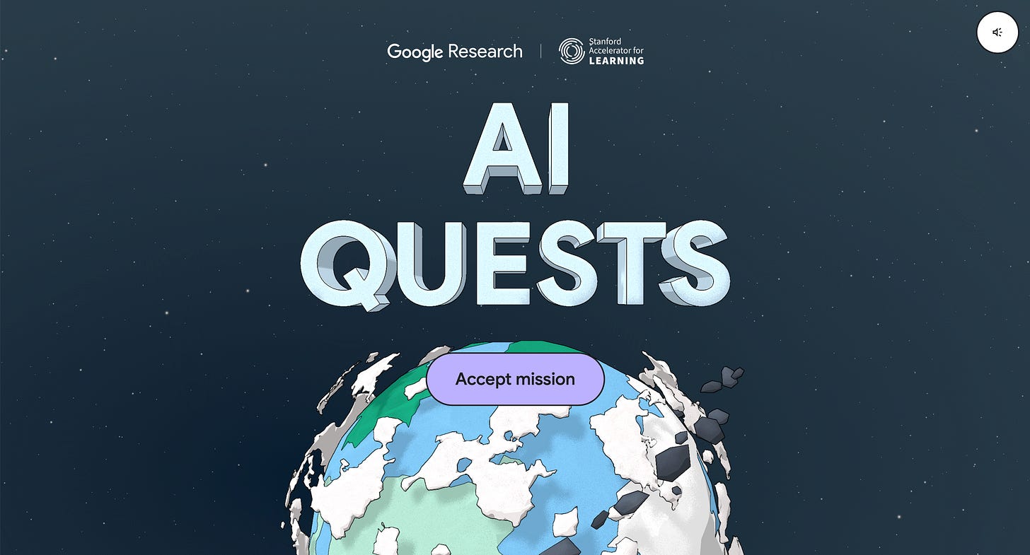 Google lança jogo gratuito de missões sobre IA