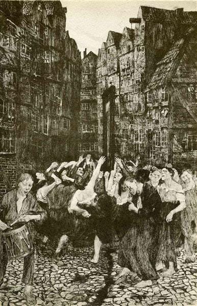 The Carmagnole (Dance Around the Guillotine), 1901 - Kathe Kollwitz