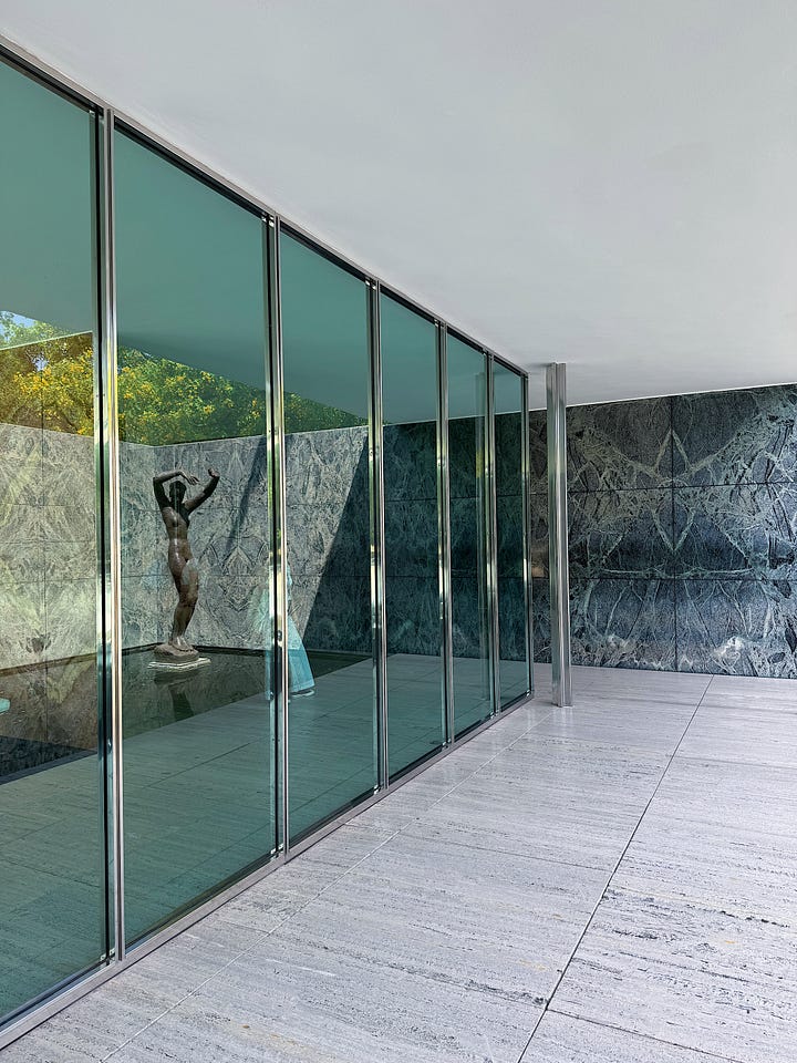 Mies van der Rohe Pavilion in Barcelona