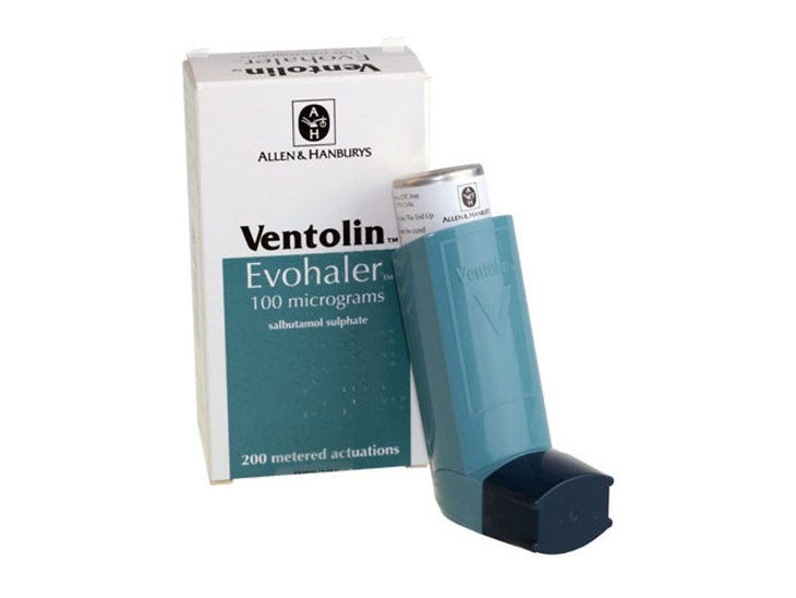Ventolin Salbutamol Inhaler | LloydsPharmacy Online Doctor UK