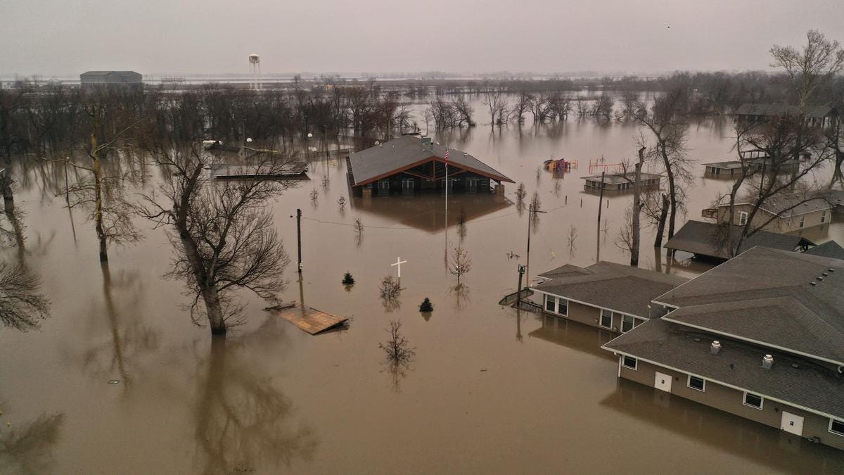 Drones being used to help flooding in middle America. Drones being used to help flooding in middle America.