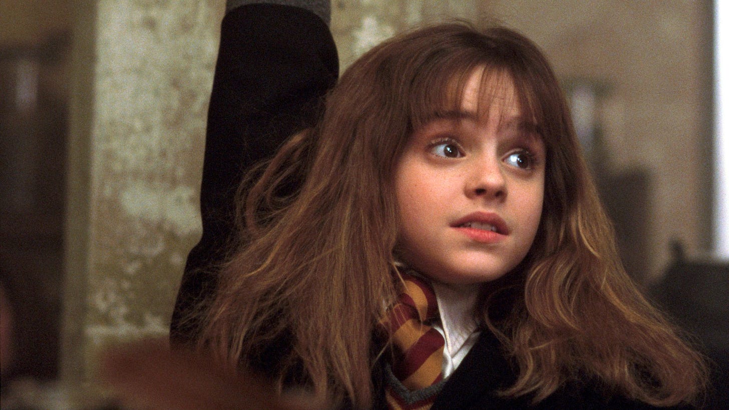 Wizarding World on X: "Did you know Hermione Granger came close to being a  Hatstall? The Sorting Hat spent almost 4 minutes deliberating between  Gryffindor and Ravenclaw. #BackToHogwarts https://t.co/6FAGf0vSYH" / X